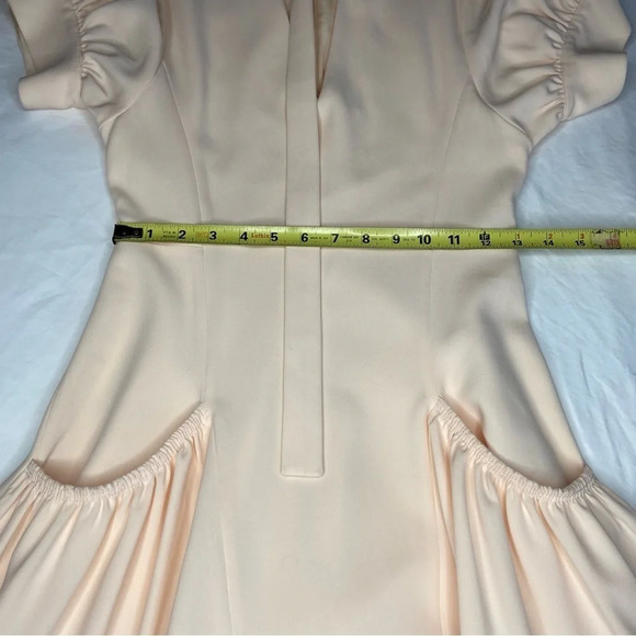 PROENZA SCHOULER Cream Gathered Crepe Dress from SAX 5th AVE girlcore feminine - Picture 13 of 16